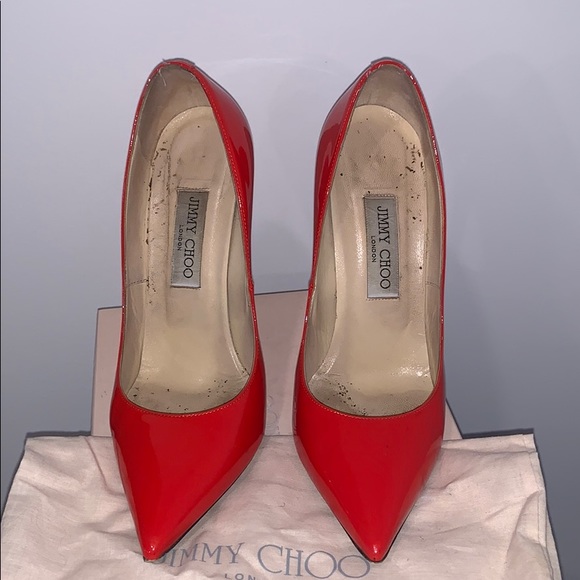 Jimmy Choo Patent Leather Stiletto - Picture 4 of 11